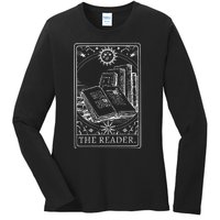 Reader Tarot Bookish Ladies Long Sleeve Shirt