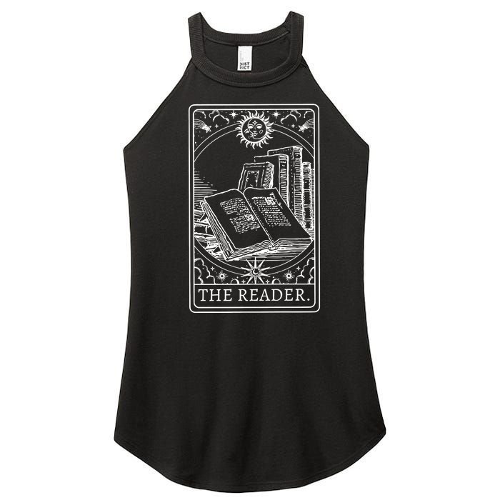 Reader Tarot Bookish Women's Perfect Tri Rocker Tank