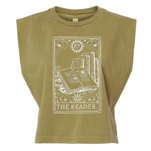 Reader Tarot Bookish Garment-Dyed Women's Muscle Tee