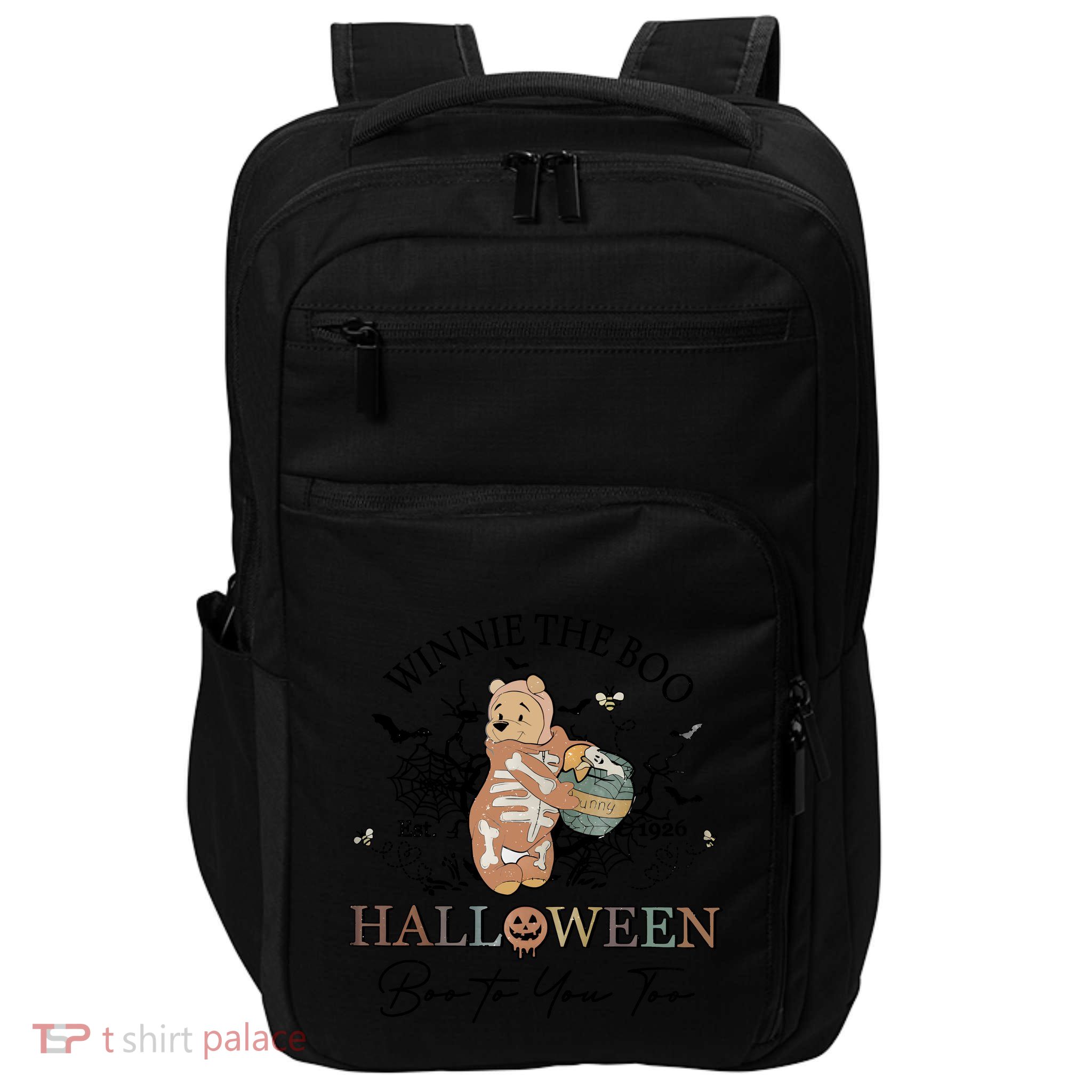 Retro The Boo Halloween Boo To You Too Impact Tech Backpack