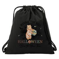 Retro The Boo Halloween Boo To You Too Drawstring Bag