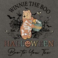 Retro The Boo Halloween Boo To You Too Cotton Canvas Backpack