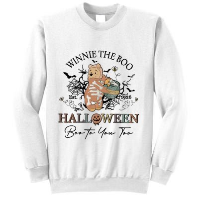 Retro The Boo Halloween Boo To You Too Sweatshirt