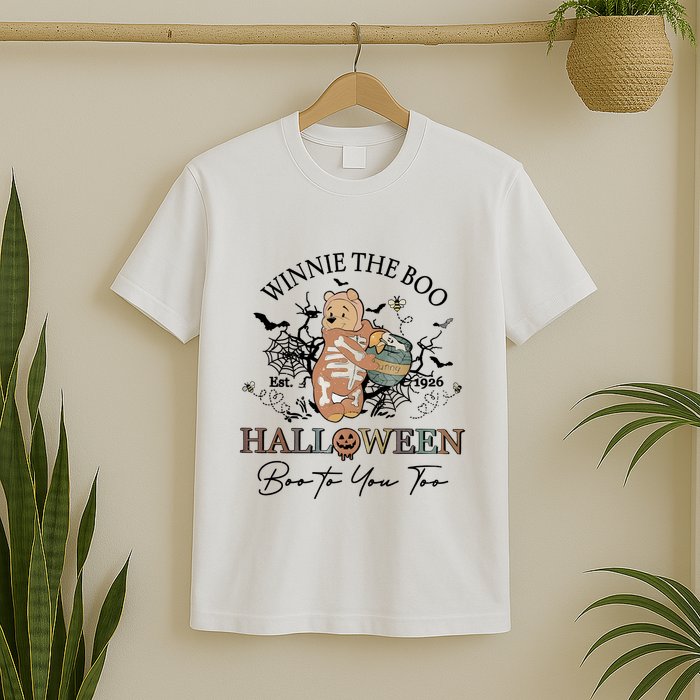 Retro The Boo Halloween Boo To You Too T-Shirt
