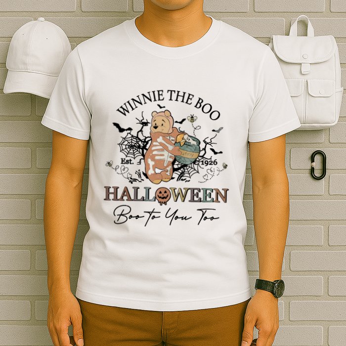 Retro The Boo Halloween Boo To You Too T-Shirt
