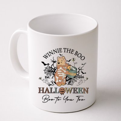 Retro The Boo Halloween Boo To You Too Mug