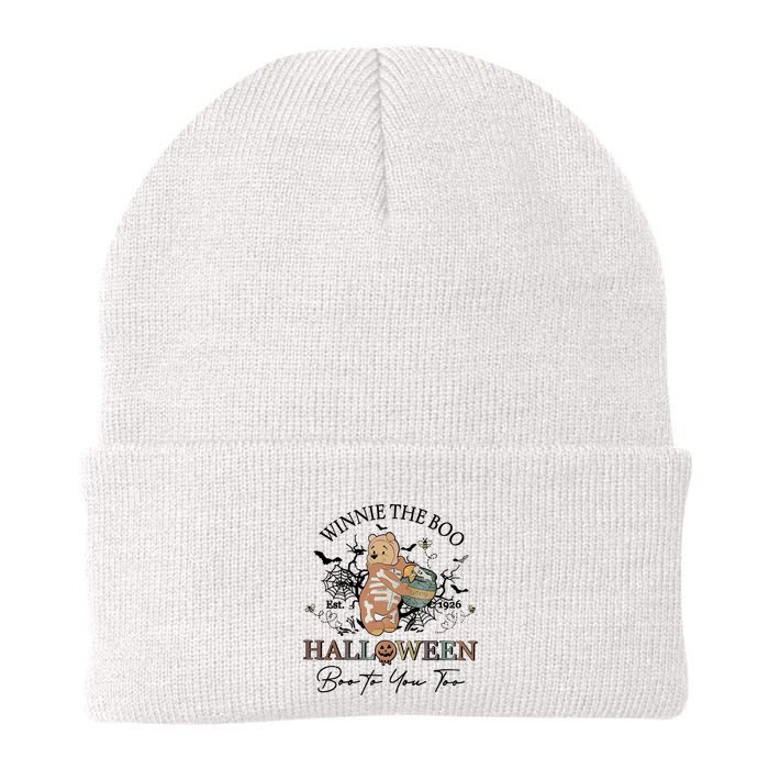Retro The Boo Halloween Boo To You Too Beanie