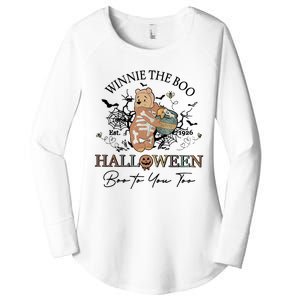 Retro The Boo Halloween Boo To You Too Women's Perfect Tri Tunic Long Sleeve Shirt