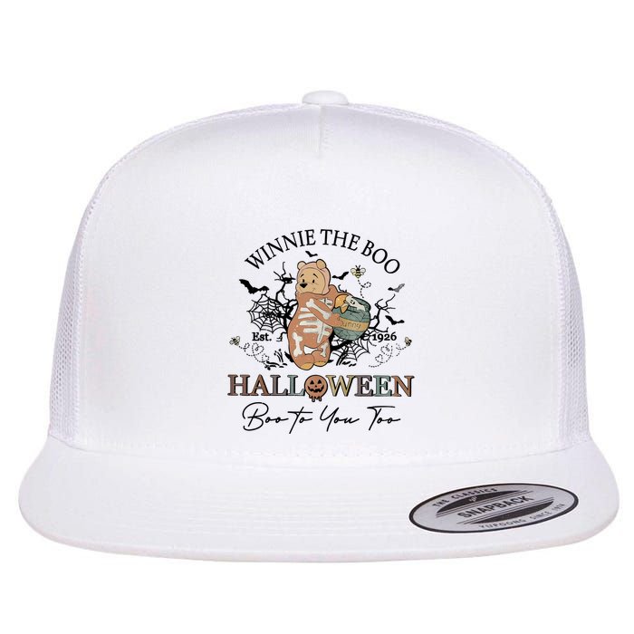 Retro The Boo Halloween Boo To You Too Flatbill Hat