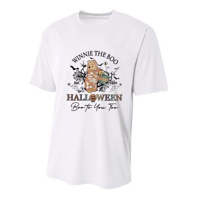 Retro The Boo Halloween Boo To You Too Youth Performance Sprint T-Shirt