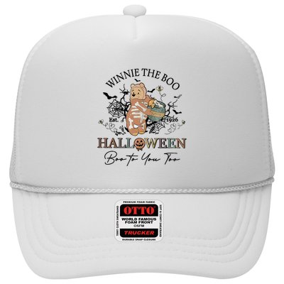 Retro The Boo Halloween Boo To You Too Trucker Hat