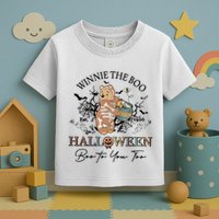 Retro The Boo Halloween Boo To You Too Toddler T-Shirt