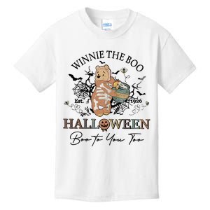 Retro The Boo Halloween Boo To You Too Kids T-Shirt