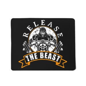 Release The Beast Strongman Gorilla Strength Sport Lifting Mousepad