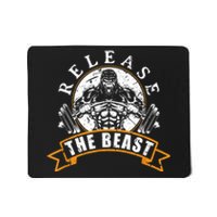 Release The Beast Strongman Gorilla Strength Sport Lifting Mousepad