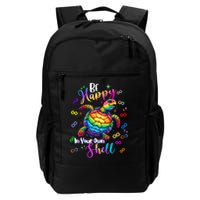 Rainbow Turtle Be Happy In Your Own Shell Autism Awareness Daily Commute Backpack
