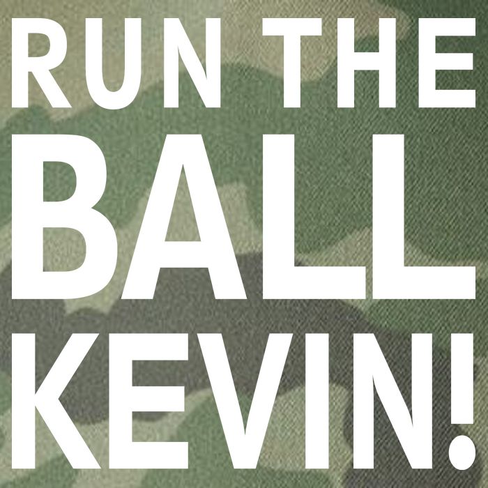 Run The Ball Kevin Funny Football Fan Meme Legacy Tie Dye Trucker Hat