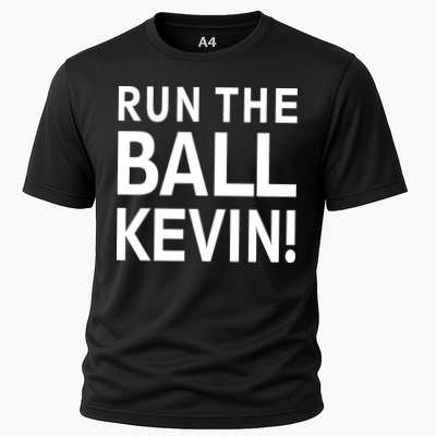 Run The Ball Kevin Funny Football Fan Meme Performance Shirt