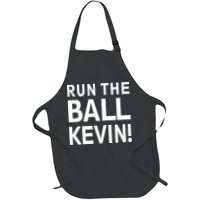 Run The Ball Kevin Funny Football Fan Meme Apron