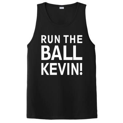 Run The Ball Kevin Funny Football Fan Meme PosiCharge Competitor Tank