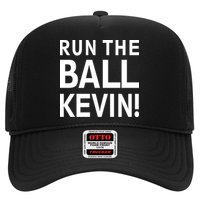 Run The Ball Kevin Funny Football Fan Meme Trucker Hat