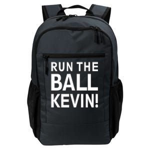 Run The Ball Kevin Funny Football Fan Meme Daily Commute Backpack