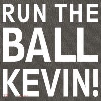 Run The Ball Kevin Funny Football Fan Meme Cotton Canvas Backpack