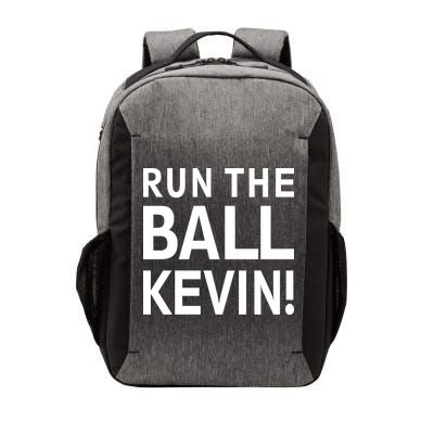 Run The Ball Kevin Funny Football Fan Meme Vector Backpack