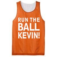 Run The Ball Kevin Funny Football Fan Meme Mesh Reversible Basketball Jersey Tank