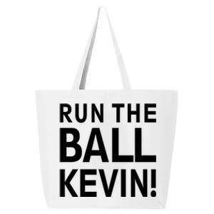 Run The Ball Kevin Funny Football Fan Meme 25L Jumbo Tote