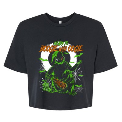 Ready To Boogie With Boogie Oogie Nightmare Halloween Bella+Canvas Jersey Crop Tee