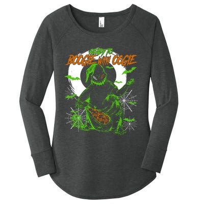 Ready To Boogie With Boogie Oogie Nightmare Halloween Women's Perfect Tri Tunic Long Sleeve Shirt