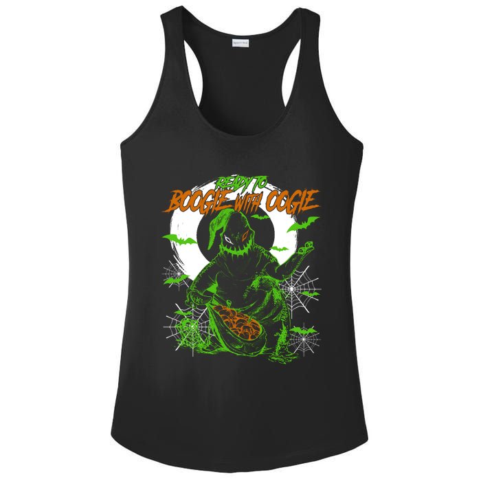 Ready To Boogie With Boogie Oogie Nightmare Halloween Ladies PosiCharge Competitor Racerback Tank