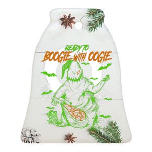 Ready To Boogie With Boogie Oogie Nightmare Halloween Ceramic Bell Ornament