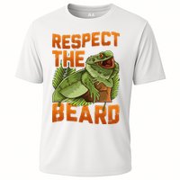 Respect The Beard Tee Funny Bearded Dragon Performance Shirt