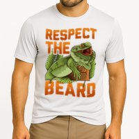 Respect The Beard Tee Funny Bearded Dragon Performance Shirt