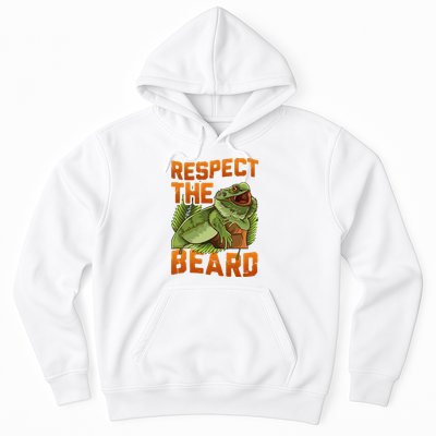 Respect The Beard Tee Funny Bearded Dragon Hoodie