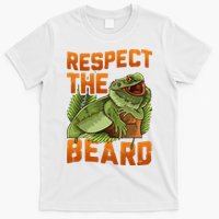 Respect The Beard Tee Funny Bearded Dragon T-Shirt