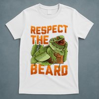 Respect The Beard Tee Funny Bearded Dragon T-Shirt