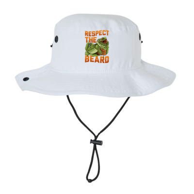 Respect The Beard Tee Funny Bearded Dragon Legacy Cool Fit Booney Bucket Hat