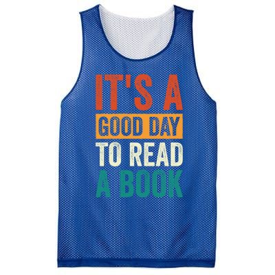 Reading Teacher Bookworm Its A Good Day To Read A Book Cool Gift Mesh Reversible Basketball Jersey Tank