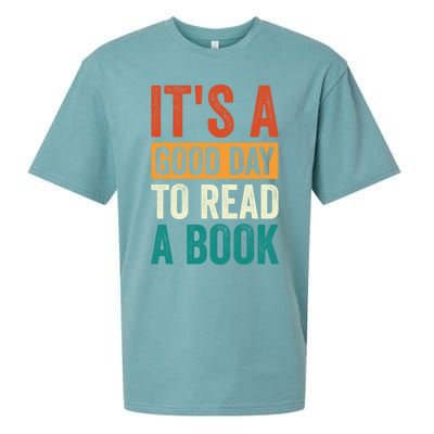 Reading Teacher Bookworm Its A Good Day To Read A Book Cool Gift Sueded Cloud Jersey T-Shirt