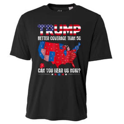 Retro Trump Better Coverage Than 5g Can You Hear Us Now Cooling Performance Crew T-Shirt