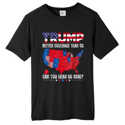 Retro Trump Better Coverage Than 5g Can You Hear Us Now Tall Fusion ChromaSoft Performance T-Shirt