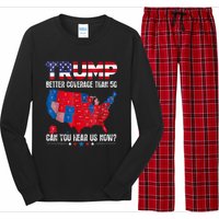 Retro Trump Better Coverage Than 5g Can You Hear Us Now Long Sleeve Pajama Set