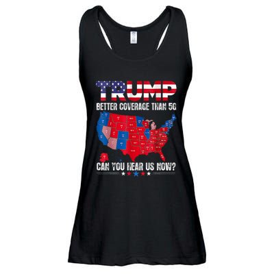 Retro Trump Better Coverage Than 5g Can You Hear Us Now Ladies Essential Flowy Tank