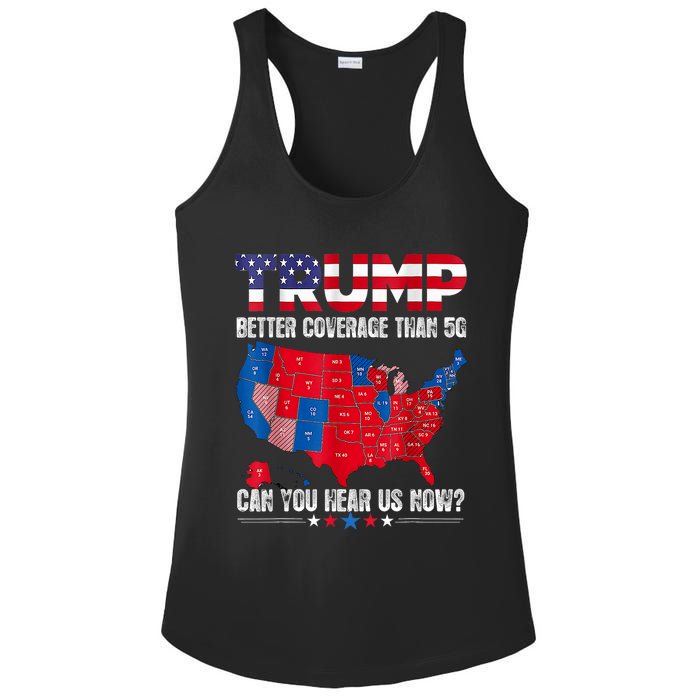 Retro Trump Better Coverage Than 5g Can You Hear Us Now Ladies PosiCharge Competitor Racerback Tank