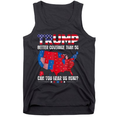 Retro Trump Better Coverage Than 5g Can You Hear Us Now Tank Top