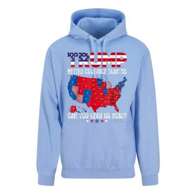 Retro Trump Better Coverage Than 5g Can You Hear Us Now Unisex Surf Hoodie