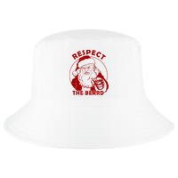 Respect The Beard Santa Claus Funny Christmas Cool Comfort Performance Bucket Hat